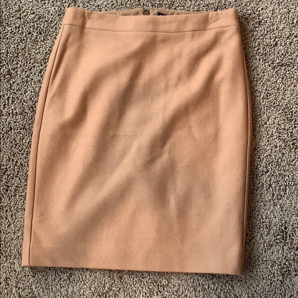 J. Crew camel pencil skirt